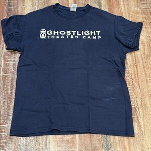 Ghostlight Theater Camp Navy Cotton Crewneck Short Sleeve Tee